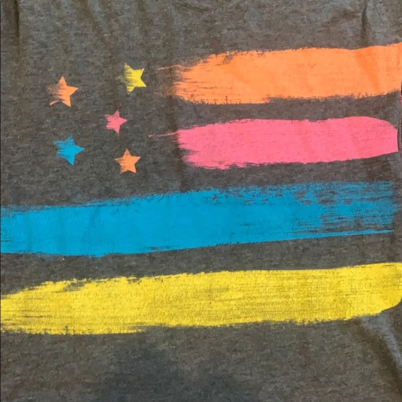 Flag pattern T-shirt - Picture 3 of 3